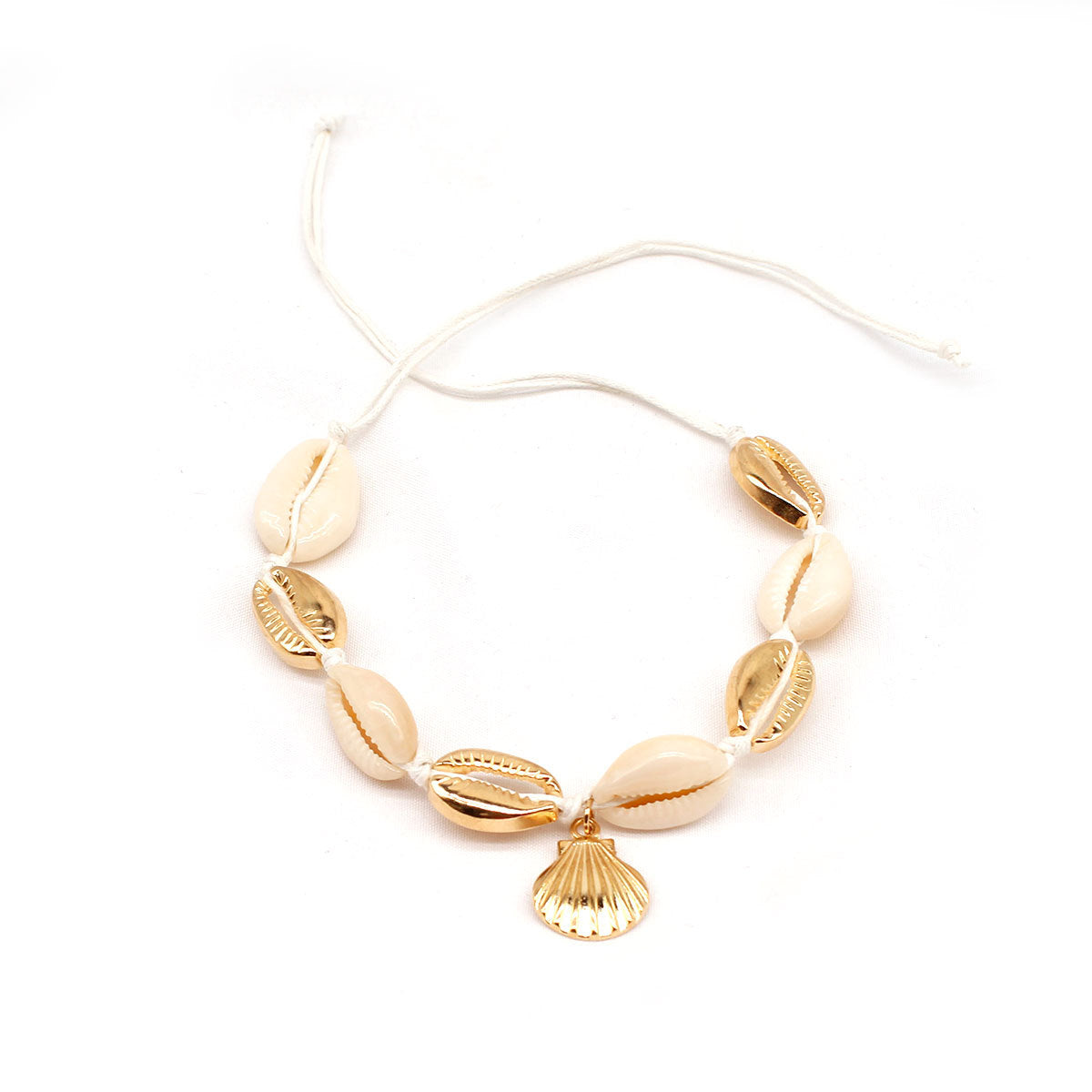 Accessories Shell Scallop Anklet Women's Retro Beach Personalized Footwear