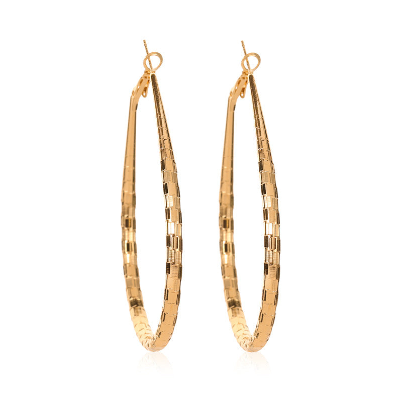Earrings simple fashion exaggerated big earrings punk street style trendy earrings temperament earrings