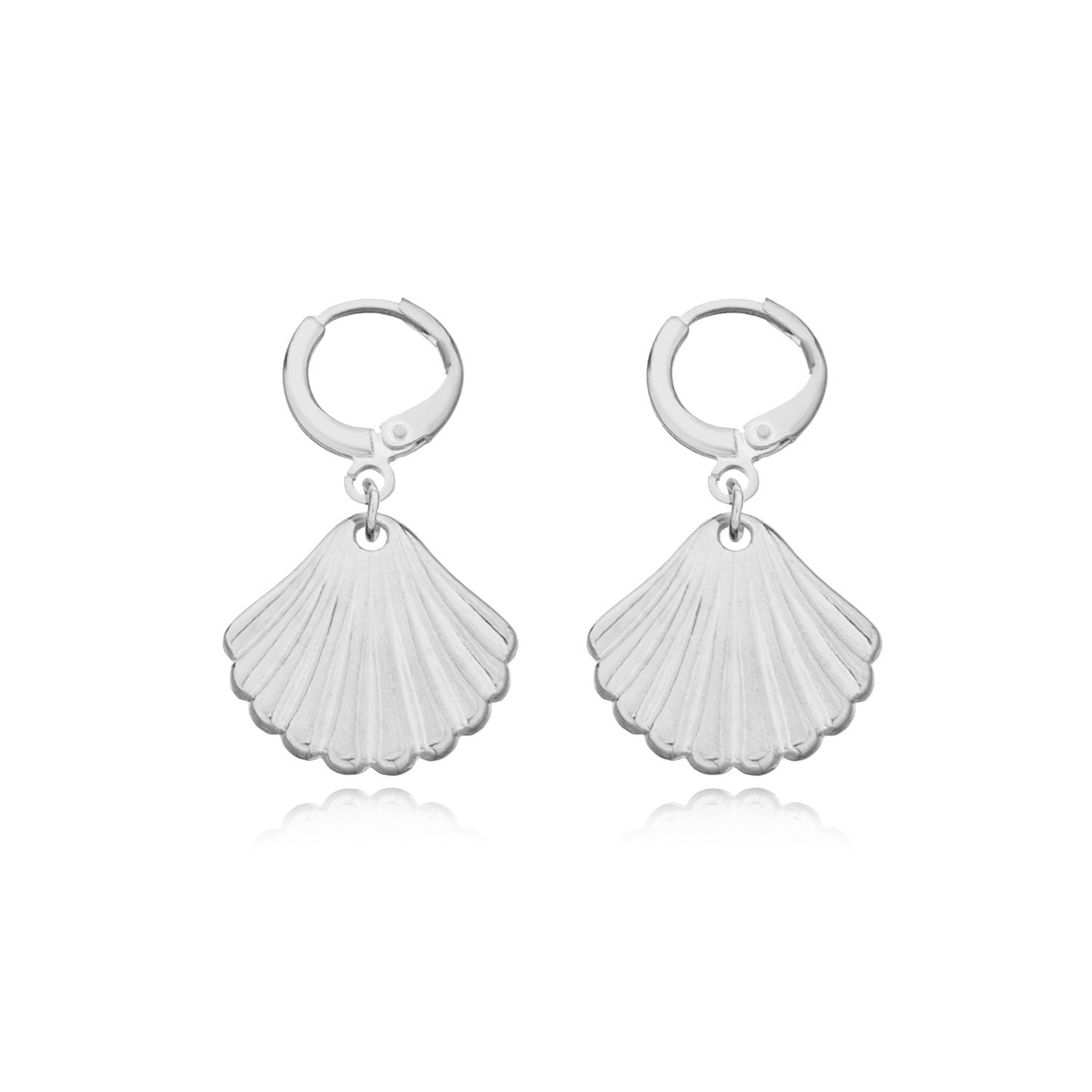 Jewelry Creative Fashion Alloy Scallop Earrings Earrings Female Simple Retro Geometric Shell Earrings