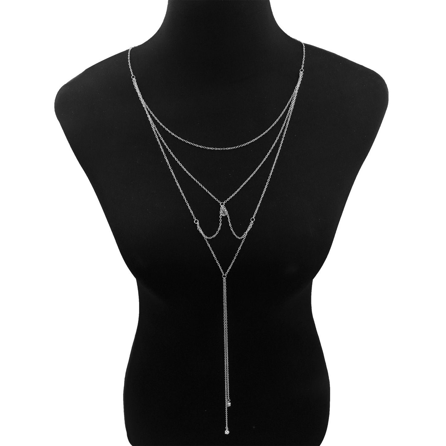 Jewelry Summer Clothes Accessories Fashion Street Shot Ladies Diamond Necklace Body Chain
