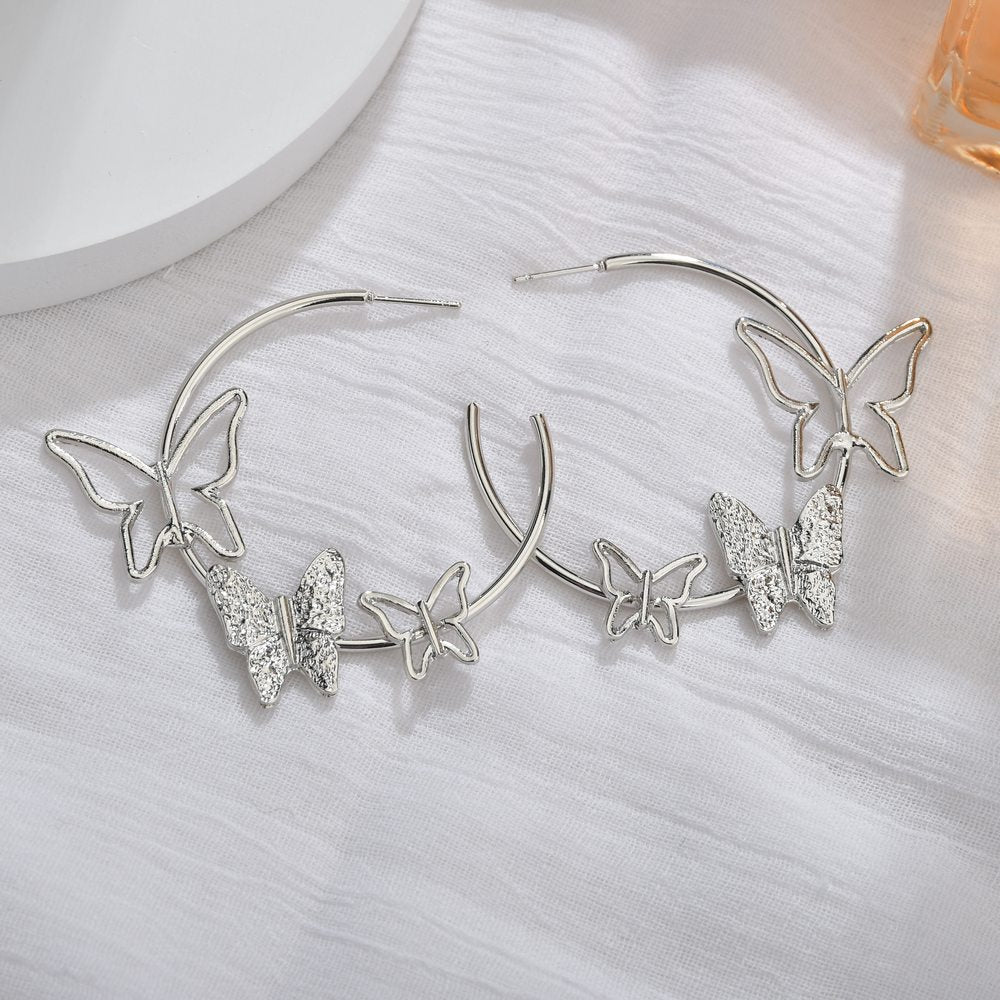 Summer Popular Butterfly Element Earrings Ornaments Simple and Popular Earrings