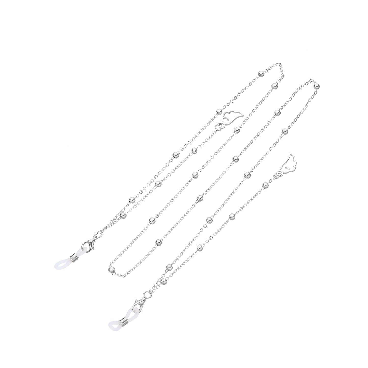 Jewelry Angel Wings Glasses Chain Temperament Beads Chain Mask Mask Fixed Accessories