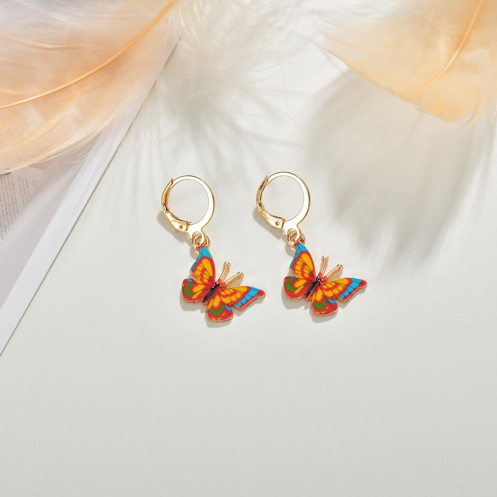 Popular Cute Butterfly Earrings Fashion Small Earrings Earrings Accessories