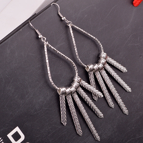 Exaggerated Women's Earrings Indian Mace Earrings Night Party Earrings Accessories