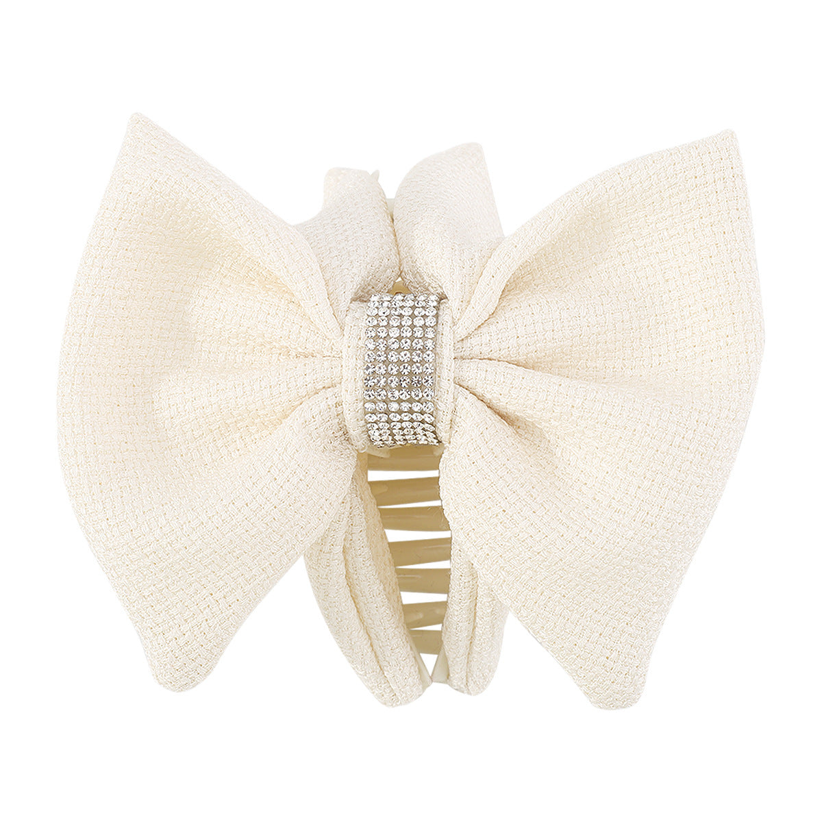 F5259 French personality small perfume diamond high ponytail clip sweet temperament bow geometric simple clip female