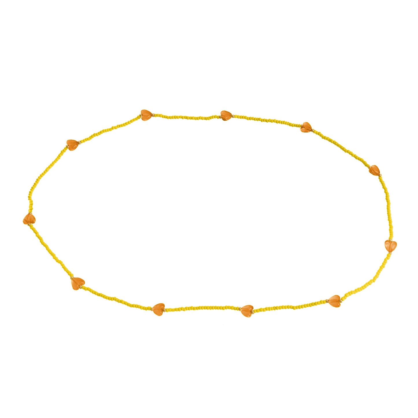 Jewelry elastic rope mixed color rice beads color love waist chain body chain female ins fashion accessories