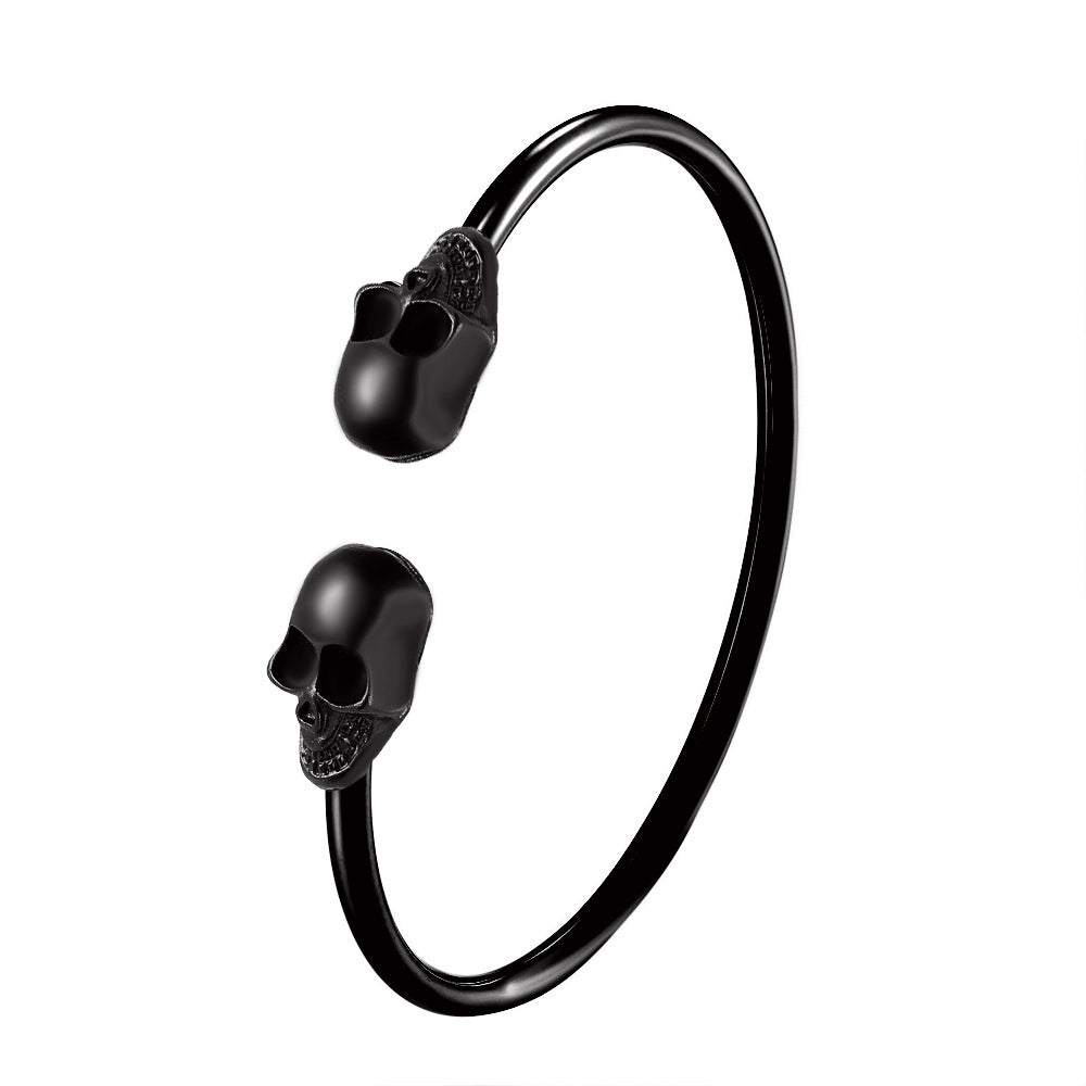 Retro exaggerated gothic skull bracelet ins personality trend ghost bracelet unisex
