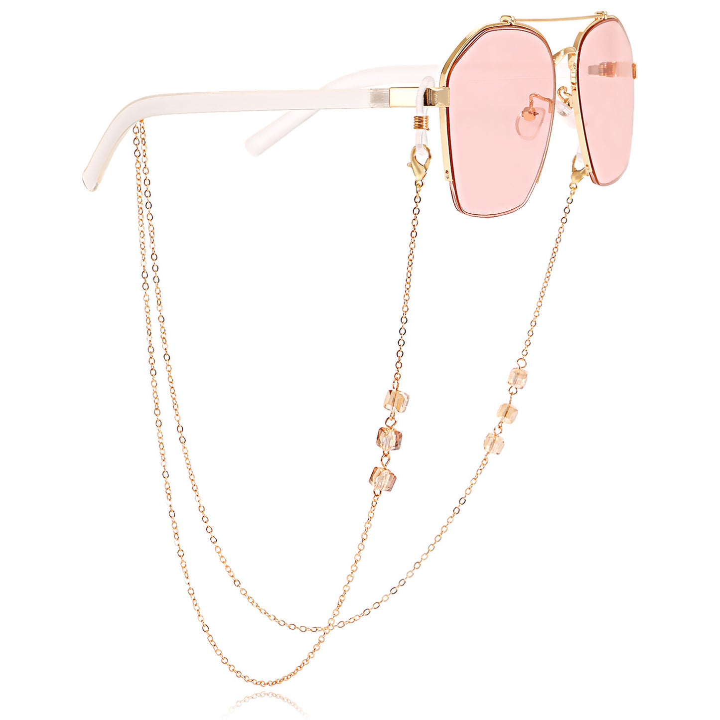 Glasses chain Mask hanging chain Fashion geometric glass glasses hanging chain Sunglasses chain
