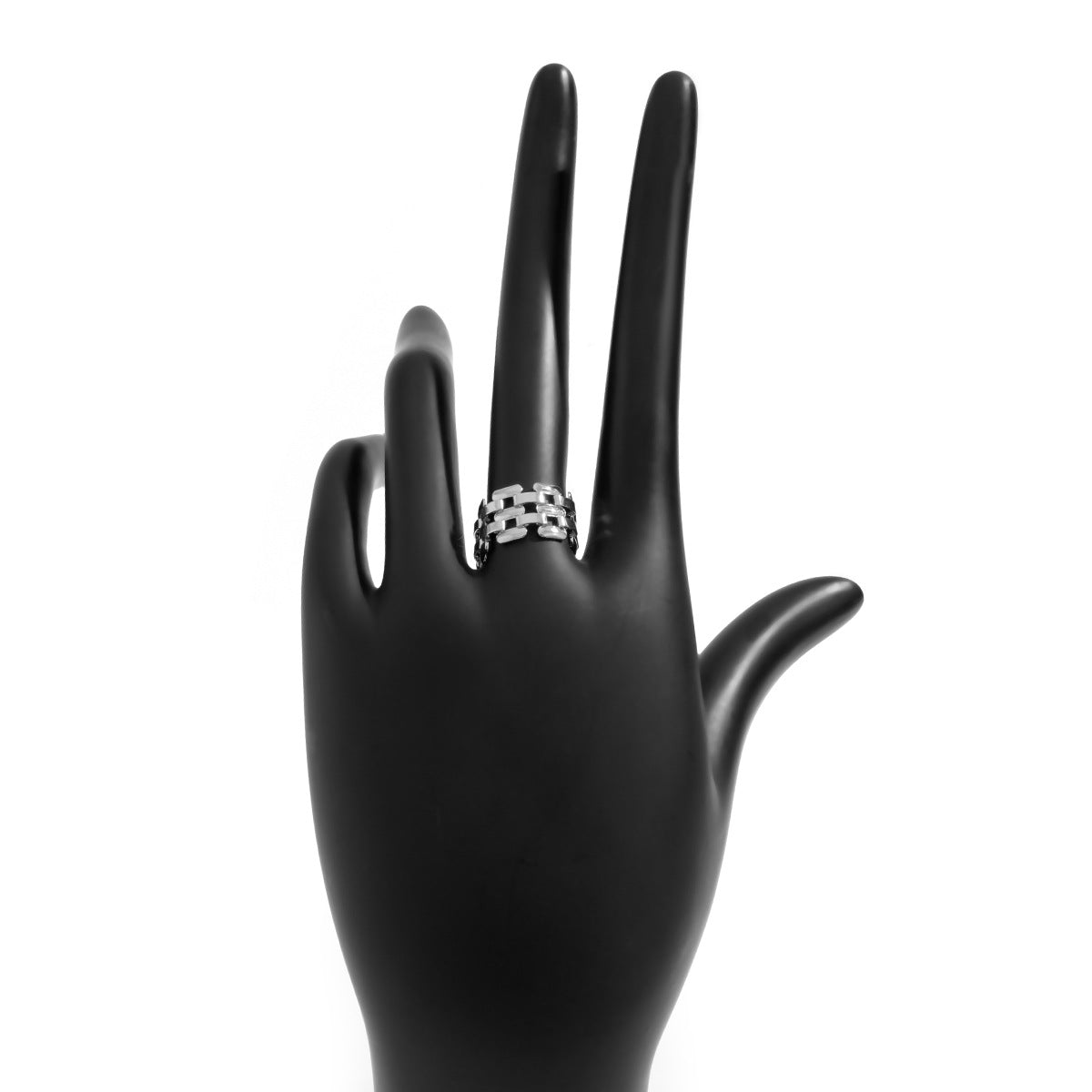 Retro choker woven strap necklace hip-hop trendy high-end metal clavicle chain necklace