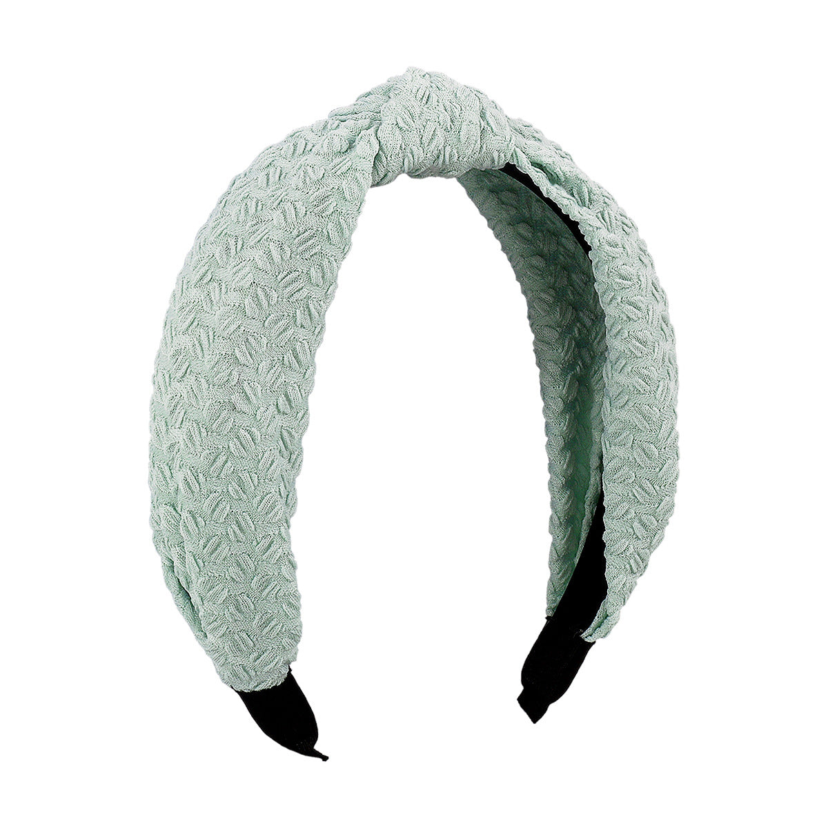 F4414 Temperament retro solid color headband fabric wide-brimmed atmosphere feeling net red headband fairy hair accessories