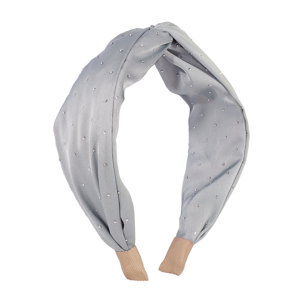 F469TikTok candy color simple hot diamond cross headband women's fabric wide-brimmed fashion headband