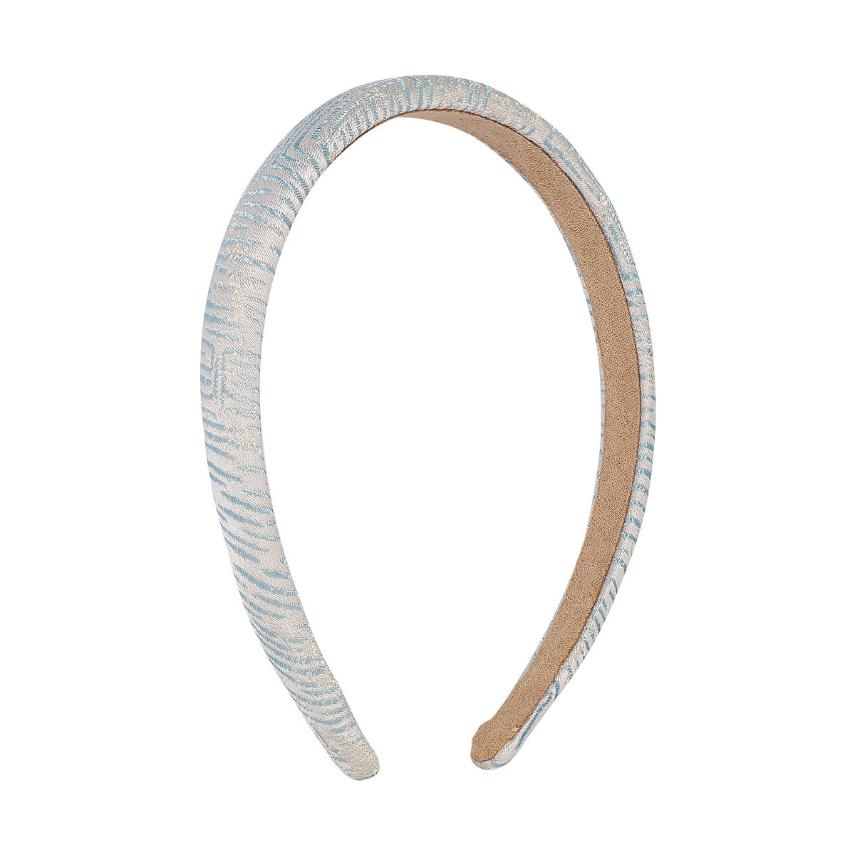 F4153TikTok simple fine edge texture fabric headband sponge sweet net red headband
