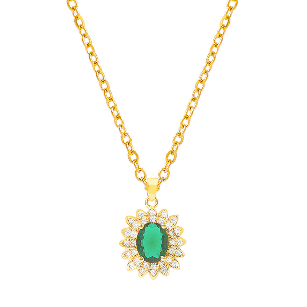 ZN165 Niche Necklace Retro Design Fashion Necklace Personality Geometric Elegant Internet Celebrity Pendant