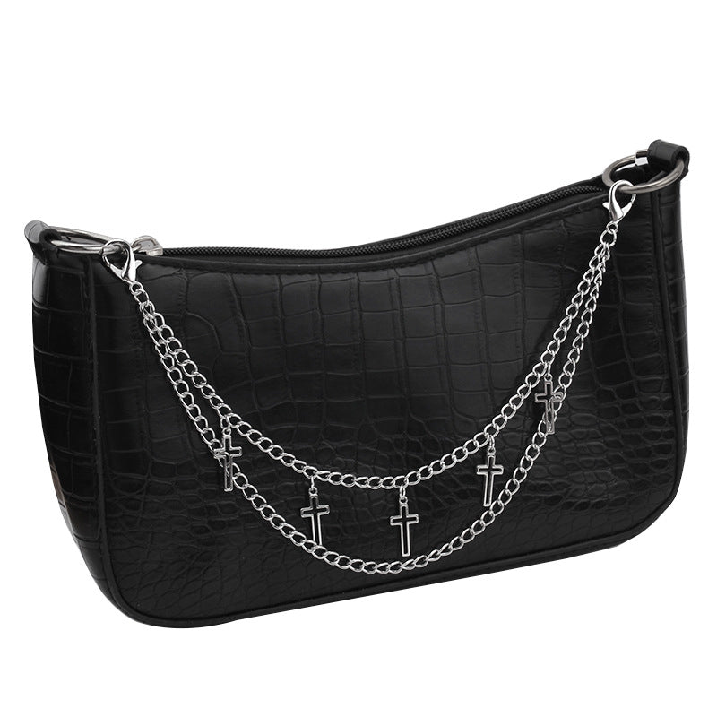 Messenger bag women's handbag decoration street trend fashion all-match chain women's bag chain