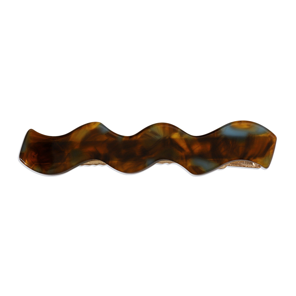F4398 small fresh wavy pattern duckbill clip French retro acetate sheet fairy air bangs clip cute word clip