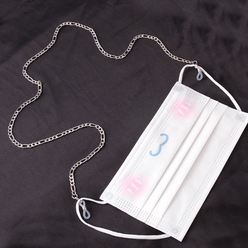 Jewelry trendy cool hip-hop geometric hollow chain glasses chain simple hanging neck sunglasses chain