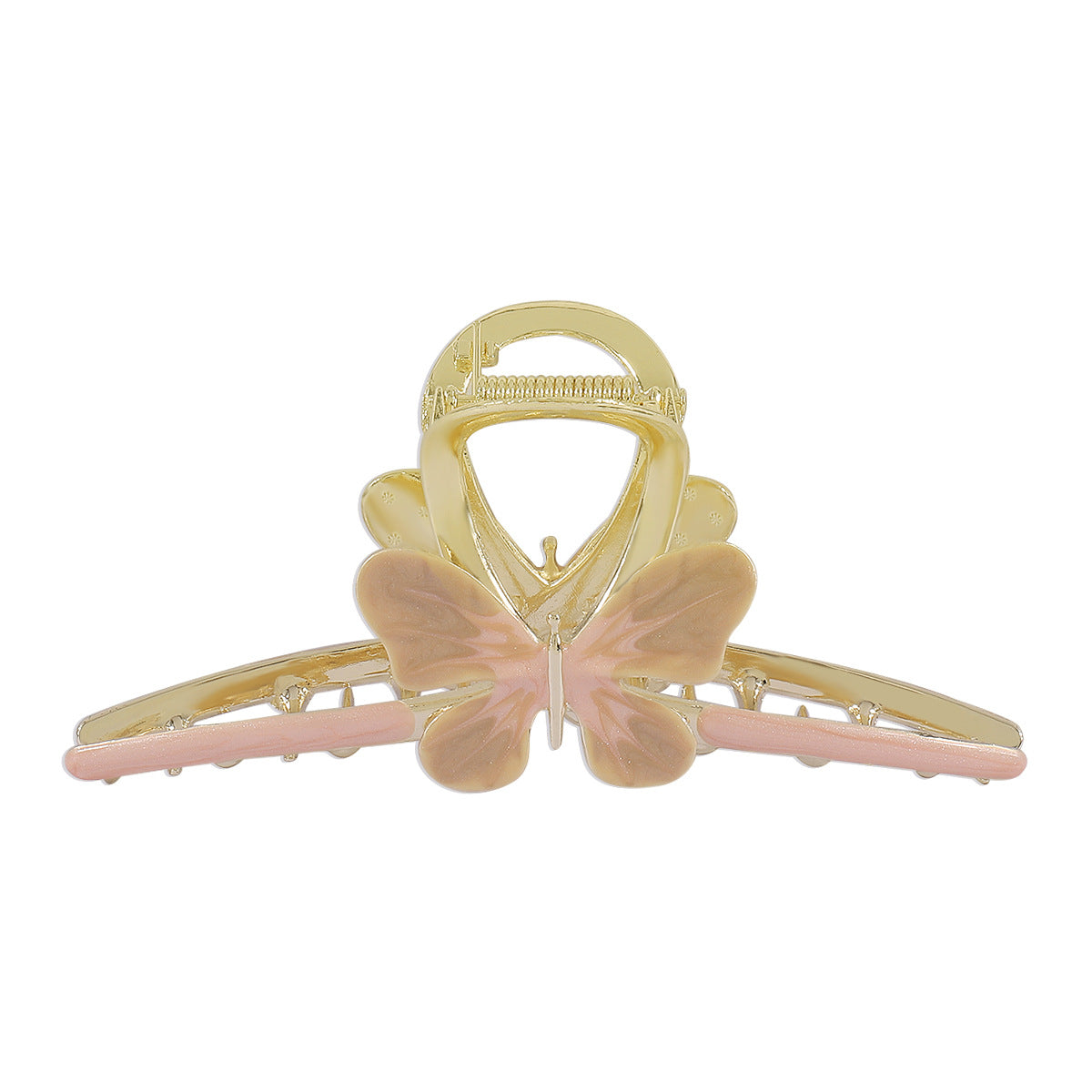 F4139 dripping oil butterfly hair clip metal net red fashion shark clip personality sweet large clip