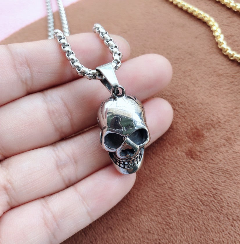 Explosive Punk Pendant Necklace Men's Non-mainstream Exaggerated Personality Skull Fashion Fashion Jewelry