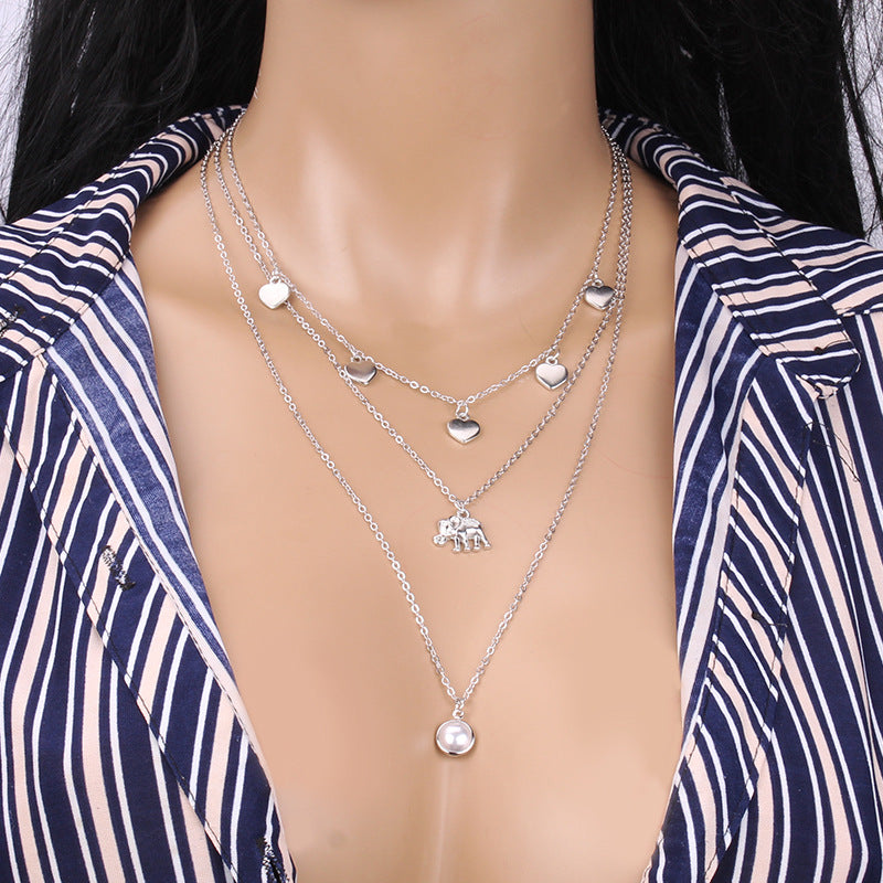 Diamond Butterfly Necklace Female Pendant Clavicle Chain Ins Light Luxury Niche Design Sense