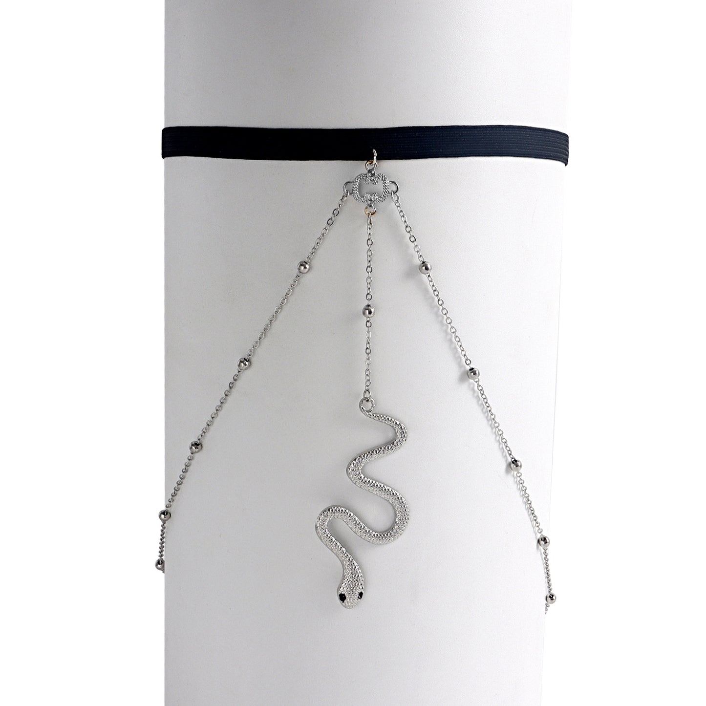 Jewelry Casual Beach Snake Pendant Fashion Leg Ring Sexy Elastic Rope Ball Bead Thigh Chain