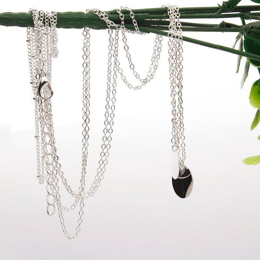 Jewelry star with the same style street shooting fashion simple sequin multi-layer suit necklace female