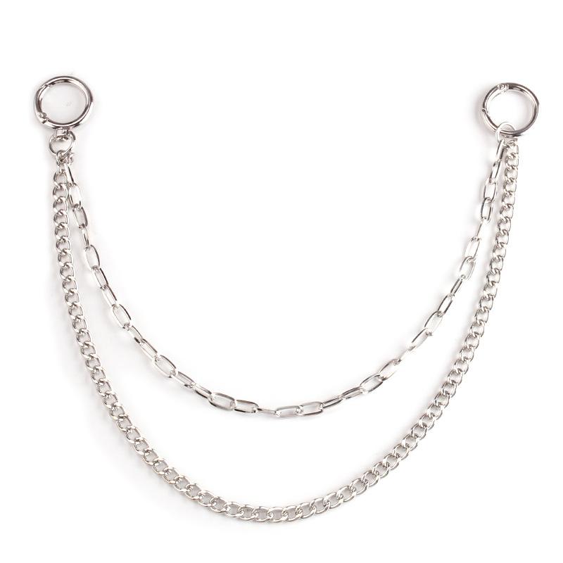 Alloy pants chain personality waist chain punk hip-hop rock body chain night ring accessories waist chain