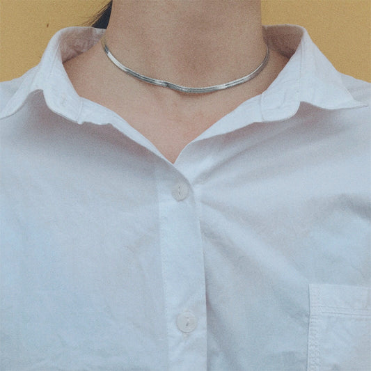Necklace Gold Plated Snake Chain Copper Jewelry Necklace Women Jewelry Accessories