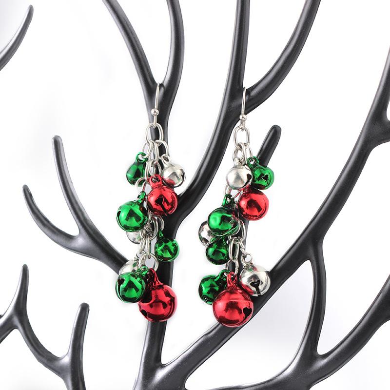 Jewelry Christmas gift colorful bell earring fashion simple colorful earrings