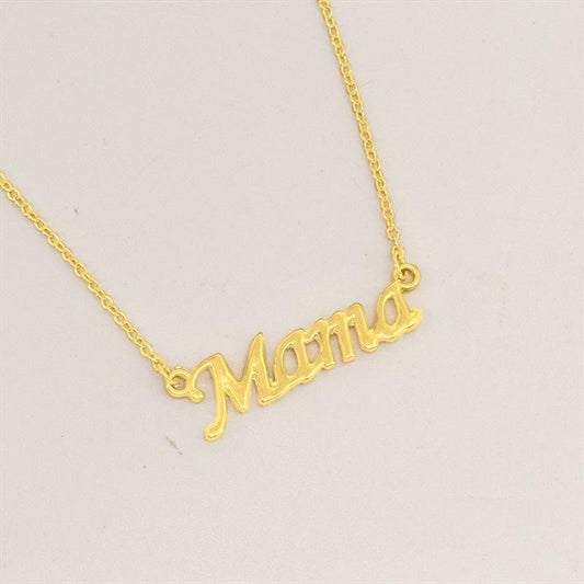 Mama Necklace Mother Pendant English Alphabet Necklace Mother's Day Gift Explosive Jewelry