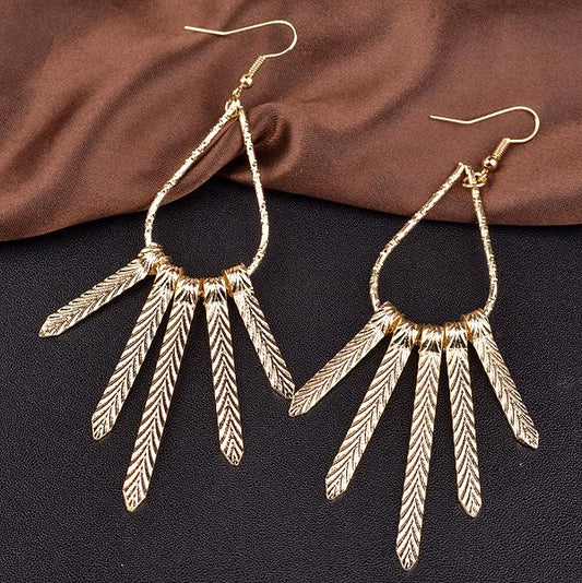 Exaggerated Women's Earrings Indian Mace Earrings Night Party Earrings Accessories