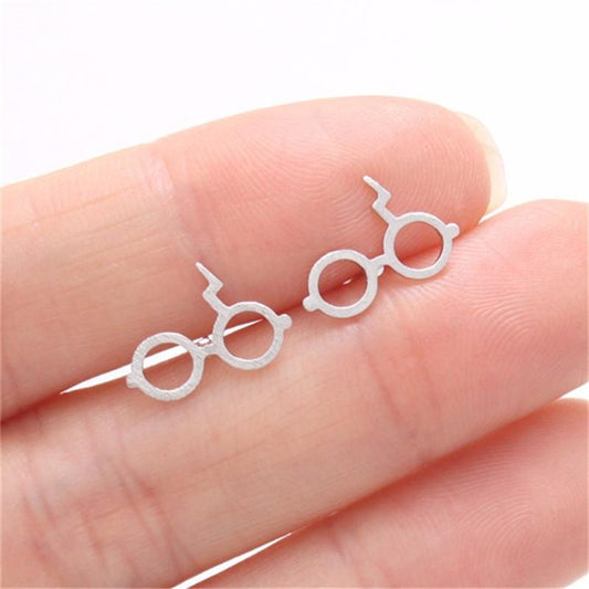 Explosive Harry Potter Stud Earrings Glasses Lightning Stud Earrings