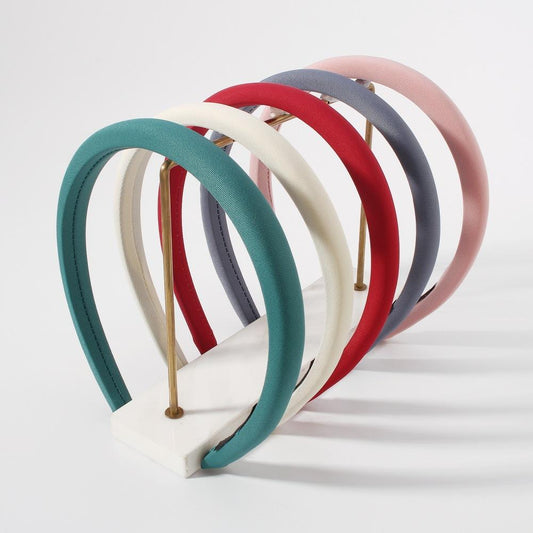 F3883 Fresh and Simple Mori Girl Hair Accessories French Gentle Temperament Sweet Girl Pure Color Thin Headband