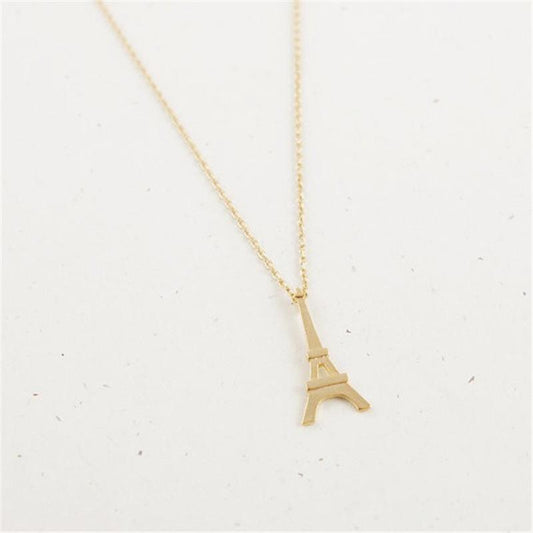 Accessories Explosive Paris City Necklace Eiffel Tower Pendant Necklace Fashion Clavicle Chain
