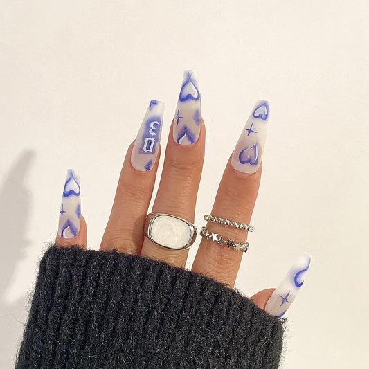 Jewelry simple cold metal star ring ring retro dripping oil square index finger ring female