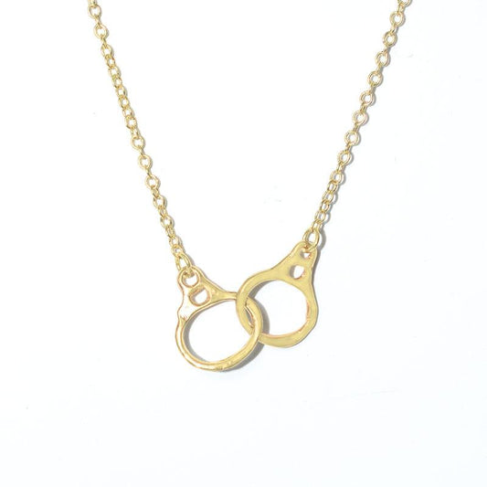 Necklace Handcuff Necklace Neck Jewelry Gold Silver