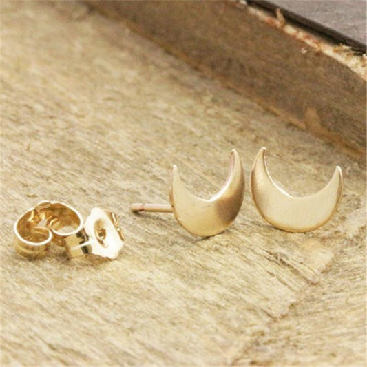 Simple fashion crescent moon small fresh earrings popular earrings earrings