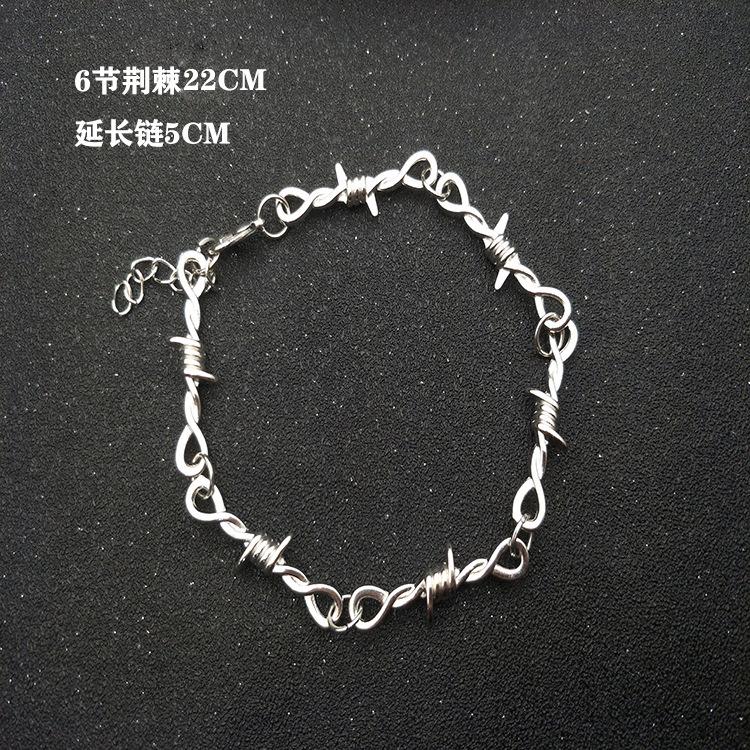 Jewelry punk prickly thorn blade pendant male and female necklace hip-hop street hipster necklace