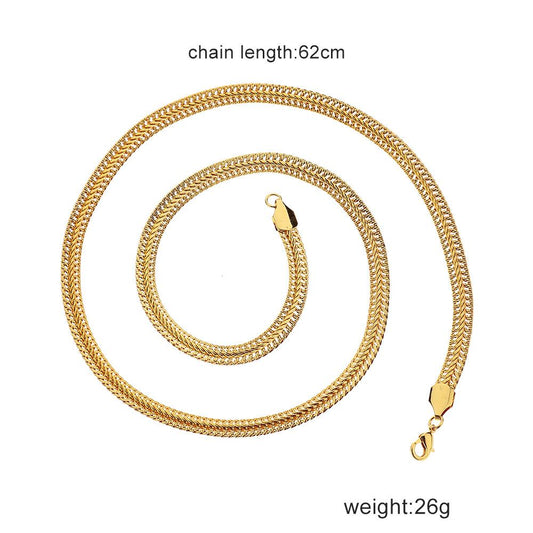 Section 3. Foxtail Chain Single Chain Trendy Hip-Hop Men's Necklace Personalized Iron Chain Jewelry