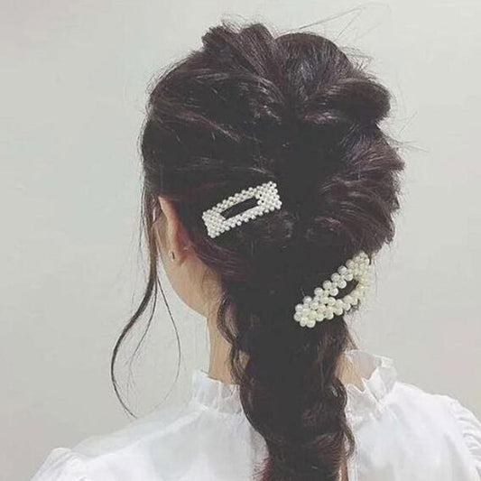 1F161 style temperament headband fashion simple trend pearl hairpin hair accessories