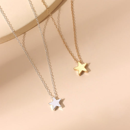 Simple Necklace Fashion Thickened Star Pendant Women's Temperament Clavicle Sweater Chain