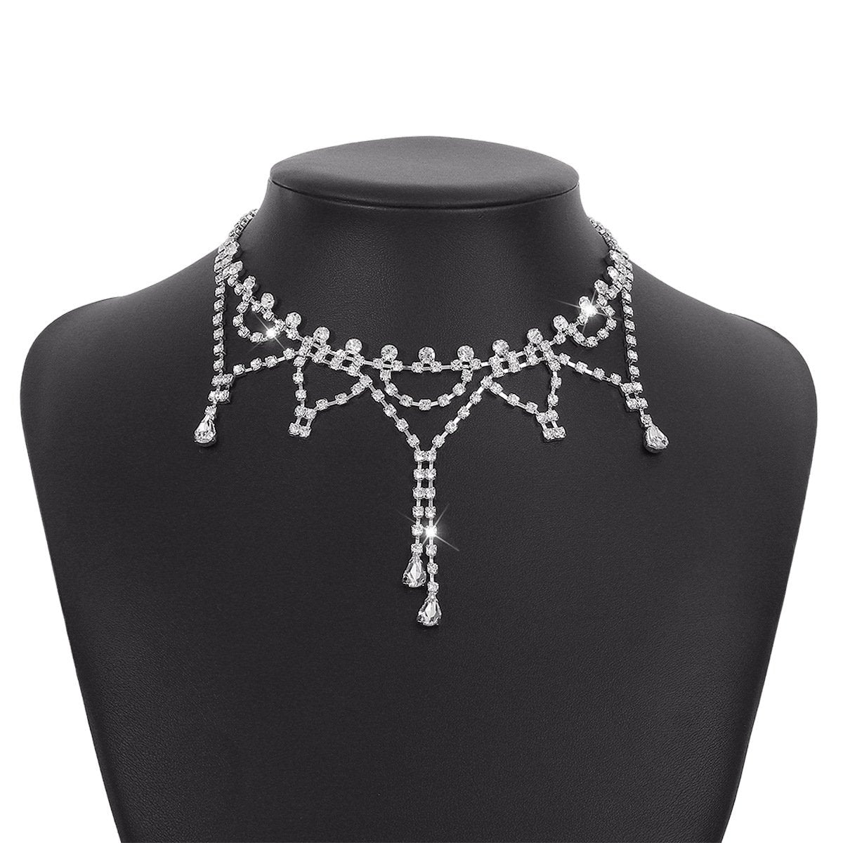 1454 Net Red Temperament Necklace Claw Chain Tassel Fashion Niche Necklace Exaggerated Personality Design Necklace