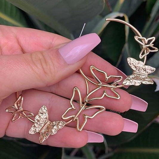 Summer Popular Butterfly Element Earrings Ornaments Simple and Popular Earrings