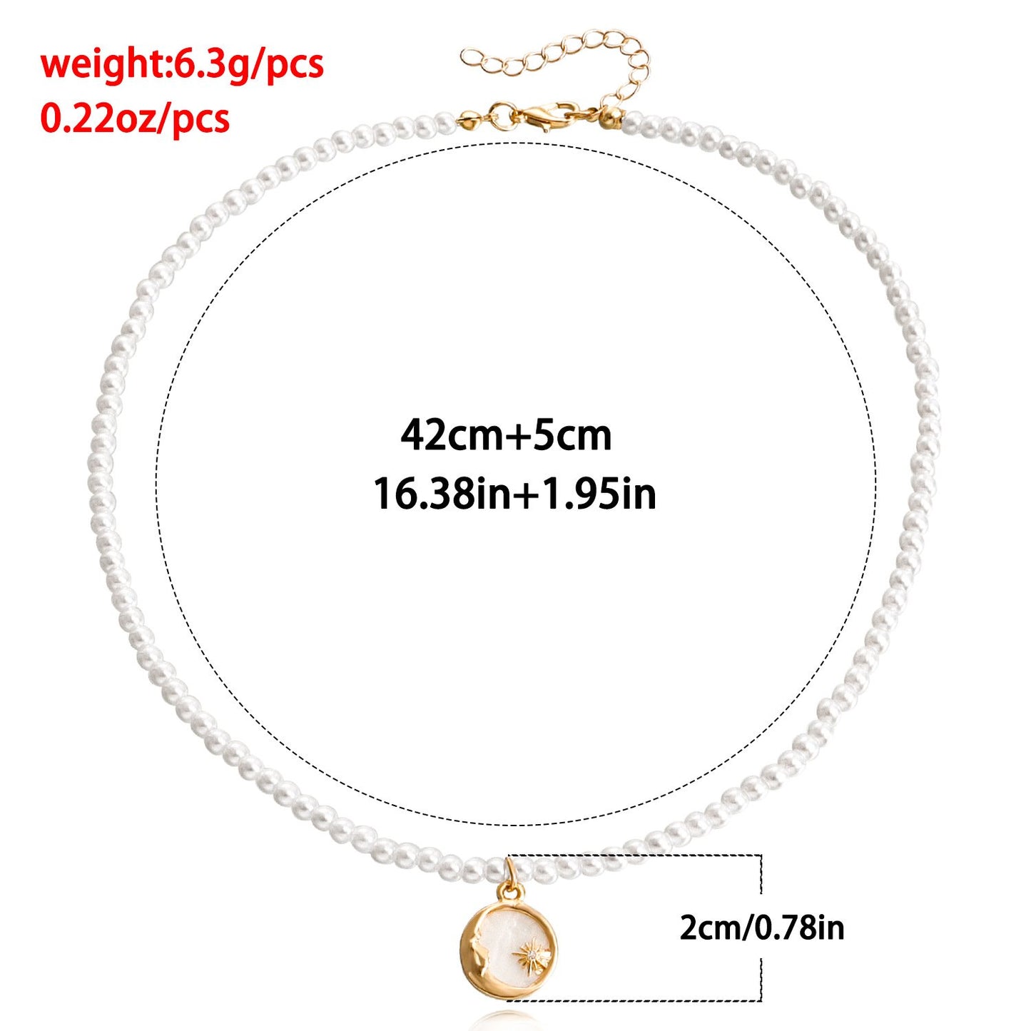 Jewelry Imitation Pearl Necklace Women's Advanced Design Sense Small Clavicle Chain Women's Fashion Light Luxury Necklace
