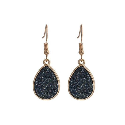 Jewelry fashion simple crystal cluster earrings personality sweet drop earrings