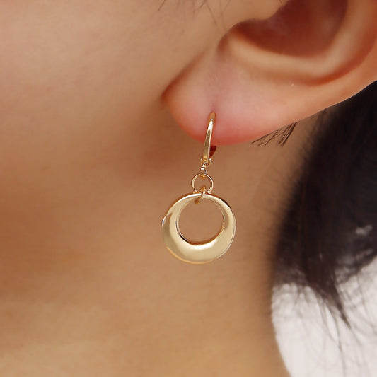 Jewelry ins hot girl geometric planet love pendant earrings female earrings high quality