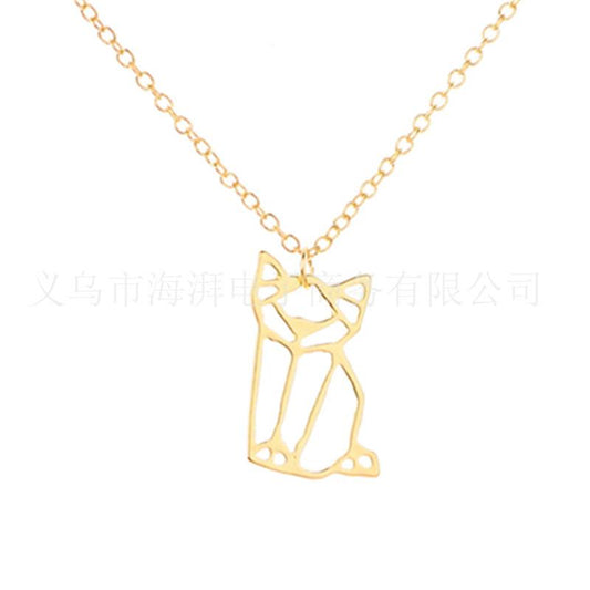 Jewelry Personality Fashion Cute Cat Pendant Necklace