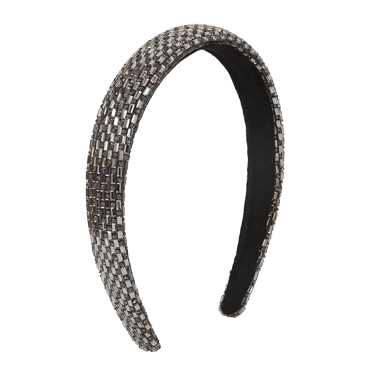 F4823 exaggerated light luxury personality hair hoop Baroque heavy industry French style full of diamonds shining small fragrance head hoop female