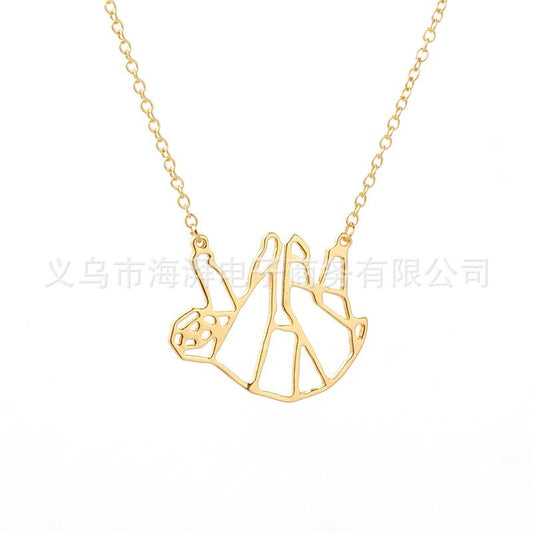 Jewelry Creative Personality Sloth Necklace Funny Lazy Pendant
