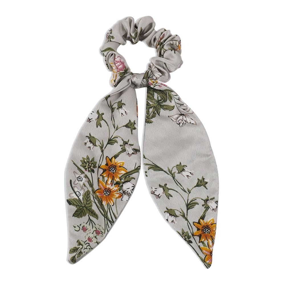 F3985 Retro Fashion Net Red Hair Band Ribbon Spring Summer Small Fresh Fabric Flower Simple Headwear