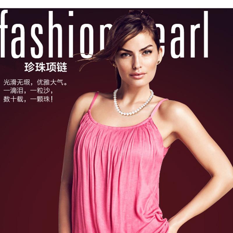 Highlight bead jewelry advertising small gift gift accessories clothing accessories temperament necklace female